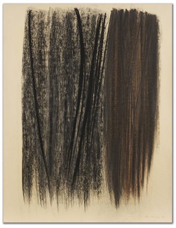 Hans Hartung "P1960-219" 1960
pastello su carta
cm 65,5x50,5
Firmato e datato 60