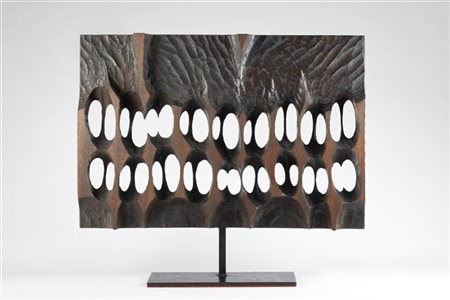 Tomonori Toyofuku "Senza titolo" 1965
scultura in legno
cm 40x59
Firmato e datat