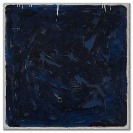 Mario Schifano "Milano" seconda metà anni '70
smalto e grafite su carta applicat