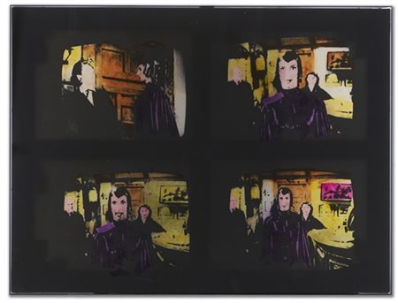 Mario Schifano "Paesaggio TV (Devil girl from Mars)" 1974-78
smalto su tela emul