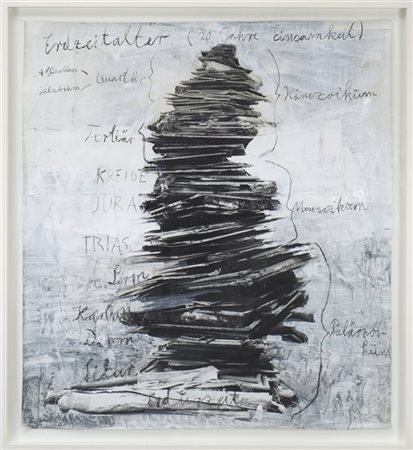 Anselm Kiefer "Die Erdzeitalter (20 Jahre Einsamkeit)" 2009
olio e tecnica mista