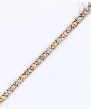 Bracelet Bracelet en alliage d'or 9k (375 millièmes) formé d'une maille...