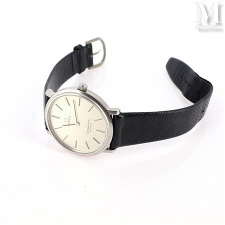 OMEGA Montre bracelet Omega modèle Constellation. Cadran fond argenté brossé,...
