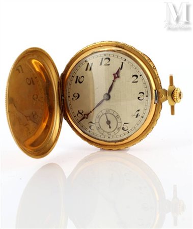 Montre de gousset Montre de gousset savonnette en or jaune 18k (750...