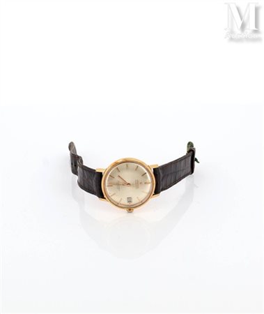 OMEGA Seamaster de ville Montre bracelet en or jaune 18k (750 millièmes),...