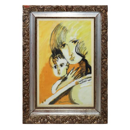 Remo Brindisi (Roma 1918 - Lido di Spina  1996)  - Maternità