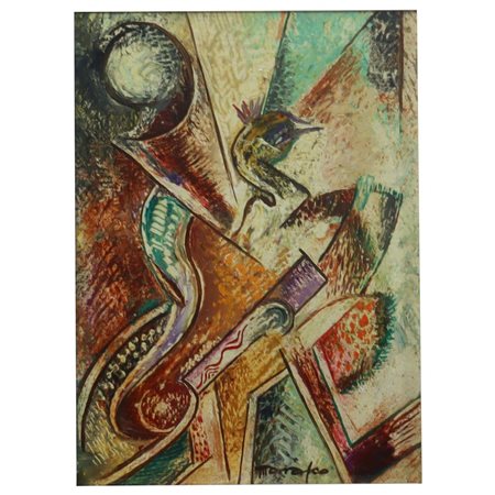 Antonio Marasco (Nicastro 1896 - Firenze 1975)  - Composizione futurista