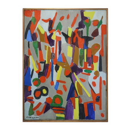 Giulio Turcato (Italian 1912 - 1995)  - Astratto