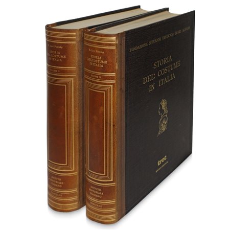N°2 Volumi STORIA DEL COSTUME IN ITALIA, volume IV e volume V, 1969