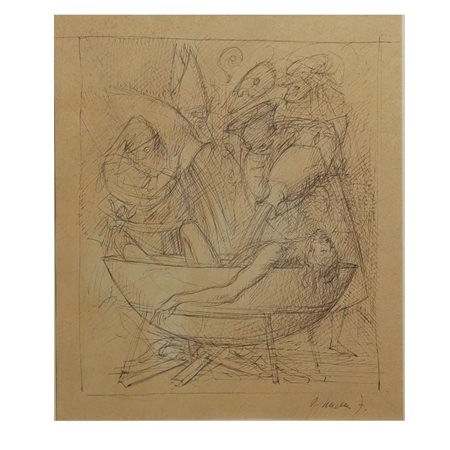 Riccardo Tommasi  Ferroni (Pietrasanta 04/12/1934 - Camaiore 19/02/2000)  - Senza titolo