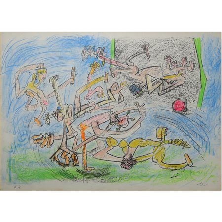 Sebastian  Matta (Santiago del Cile 1911 - Civitavecchia 2002)  - Football