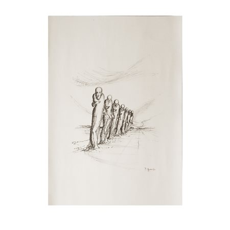 Pietro Morando (Alessandria 1889 - Alessandria 1980)  - Stampa monotipo