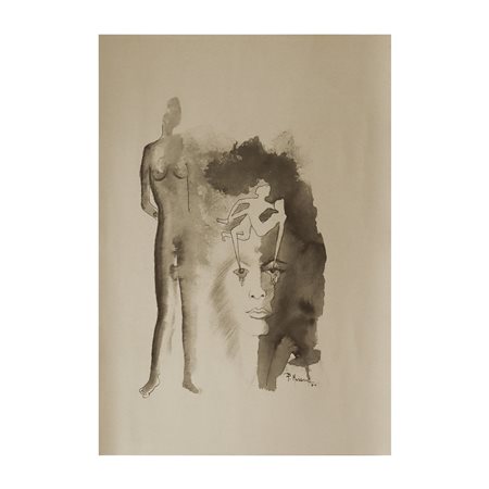 Pietro Morando (Alessandria 1889 - Alessandria 1980)  - Stampa monotipo, &#39;76