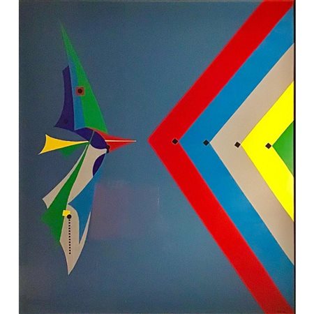 Diego Mazzonelli, acrilico su tela, cm 68x58