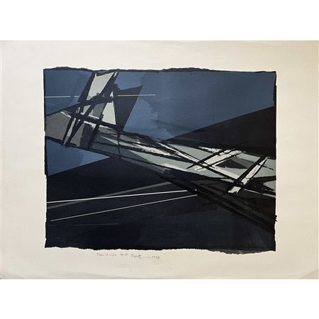 Ivo Fruet (1977), Verso il cielo - serigrafia 36/85, cm 44x55,5, con...