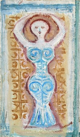 Massimo Campigli "Figura/Ballerina" 1963
olio su tela
cm 52x30
Firmato e datato