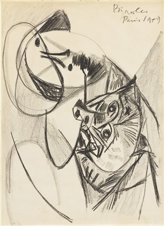 Renato Birolli "Senza titolo" 1949
matita su carta
cm 65x48
Firmato e datato Par