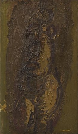 Ennio Morlotti "Nudino" 1971
olio su tela
cm 100x58
Firmato in basso a destra

P