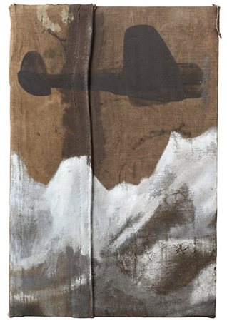 LUCA PIGNATELLI "Ricognizione" 2006
olio su telone di copertura vagone ferroviar