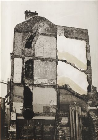 Franco Guerzoni "Per affresco" 1973
stampa fotografica e intonaco
cm 68x48
Firma