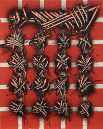 Emilio Scanavino  (Genova 1922 - Milano 1986)  "Senza titolo" 1972