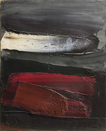 Alfredo Chighine "Senza titolo" 1955
olio su tela
cm 49,5x40
Firmato in basso a