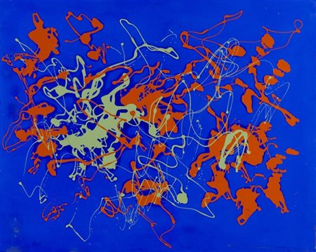 Giulio Turcato "Arcipelago" 1972
olio e tecnica mista su tela
cm 80x100
Firmato