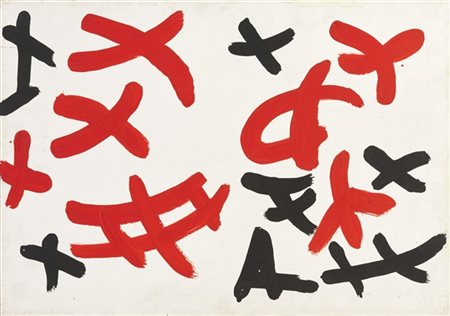 Giulio Turcato "Mosche cinesi" 1962
olio su tela
cm 50x70
Firmato al retro 

Pro