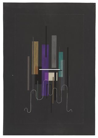 FÉLIX DEL MARLE "Senza titolo" 1946
tempera su carta
cm 58x40
Monogramma al retr