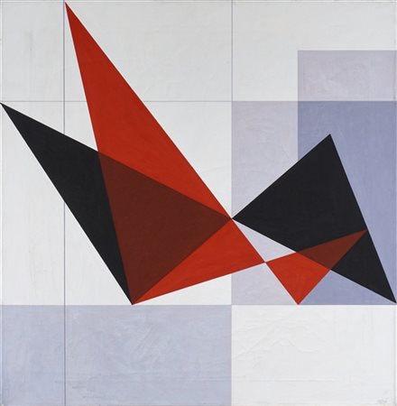 Gualtiero Nativi "Costruzione" 1948
olio su tela
cm 60x60
Firmato in basso a des