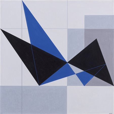 Gualtiero Nativi "Senza titolo" 1948
tempera su carta intelata
cm 39,5x39,5
Firm