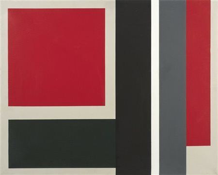 Mauro Reggiani "Composizione n.19" 1978
olio su tela
cm 65x81
Firmato, titolato
