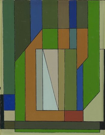 Carla Badiali "Senza titolo" 1942
olio su cartone telato
cm 27,5x21,5
Firmato e