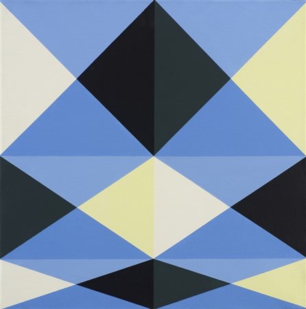 Hans Jorg Glattfelder "Senza titolo" 1973
acrilico su tela
cm 50x50
Firmato e da