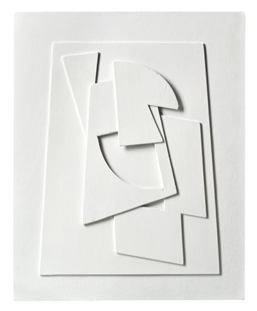 Hans Richter "Senza titolo" 1970
olio e collage di legni su tavola
cm 54x44
Firm