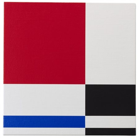 JO NIEMEYER "Kitka" 1982
acrilico su tela applicata su tavola
cm 49x49x5
Firmato