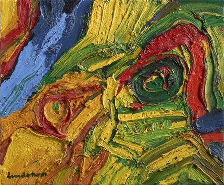 Bengt Lindstrom "Senza titolo" 
olio su tela
cm 54x65
Firmato in basso a sinistr