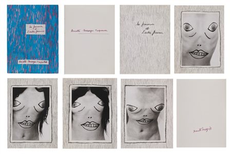 ANNETTE MESSAGER "La femme et l’autre femme" 1975
album, matita e fotografie
cm