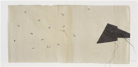 Maria Lai "Senza titolo" 1987
serigrafia con intervento in filo
cm 32x64
Firmato