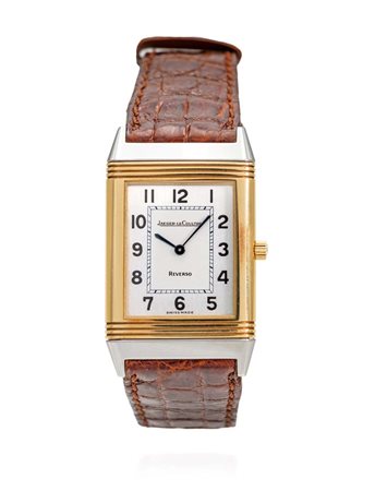 Jaeger Lecoultre Reverse - orologio da polso da uomo mm 39 x 23 Anni '90 Oro...