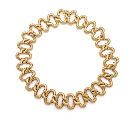 Van Cleef & Arpels Girocollo in oro collezione Alambra Lunghezza cm 44 Oro...