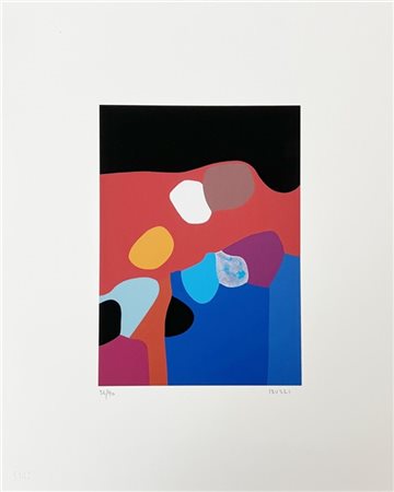 Alberto Burri "Serigrafia 6" 1973 - 76
serigrafia a colori
cm 43,2x35
firmato e