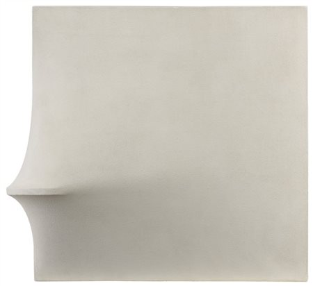 Agostino Bonalumi "Senza titolo" 1968
multiplo, tempera vinilica su tela sagomat