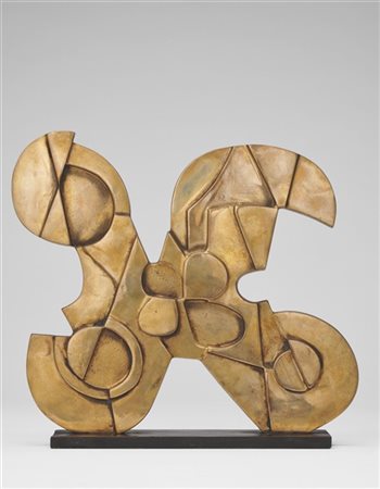 Pietro Consagra "Trofeo Alfa Romeo" 1976
scultura multiplo in bronzo
h cm 23
fir