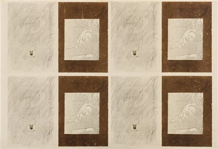 JOSEPH BEUYS "Greta Garbo und der Filzlappen" 1979
stampa offset
cm 64x94
Titola