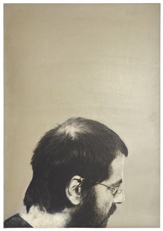 Michelangelo Pistoletto "Autoritratto" 1970
serigrafia su lastra di rame nichela