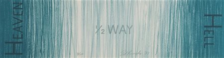 Edward Ruscha  "Hell 1/2 Way Heaven" 1988
