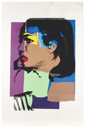 Andy Warhol "Ladies and Gentlemen" 1975
serigrafia a colori
cm 109,5x72,5
Firmat