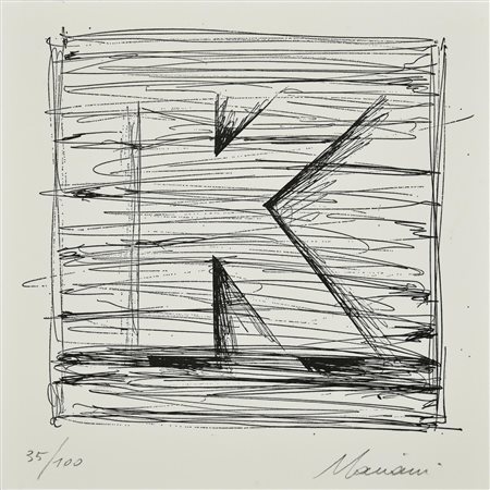 Umberto Mariani (1936) UMBERTO MARIANI: OPERE RECENTI, 2009 incisione su...