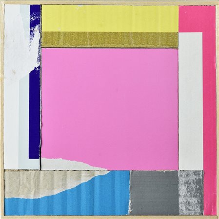 Pedro Zamora (1968) ABRIL, 2011 cartoni colorati assemblati, cm 20x20 sul...